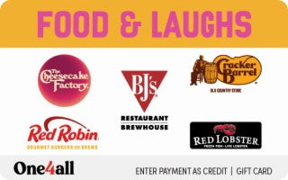 Happy Cards Food And Laughs Gift Cards! Discounted 20%!