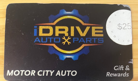 iDrive Auto Parts Gift Cards $25 value! Discounted 50%!