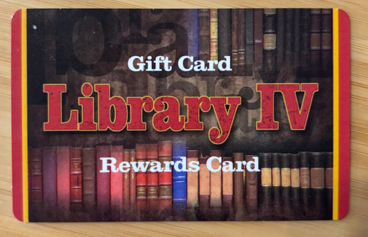 Library IV Restaurant Gift Cards Discounted 50%!