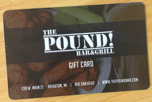 Pound Bar & Grill Gift Cards Discounted 40%!