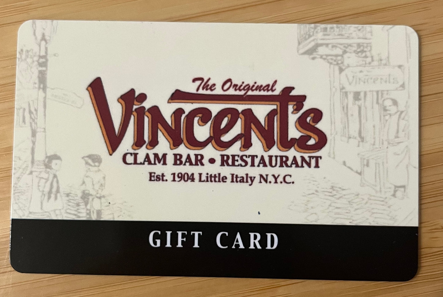 Vincent's Clam Bar & Restaurant Gift Card $55 value!